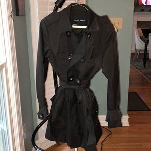 Zara basic size M brown rain coat